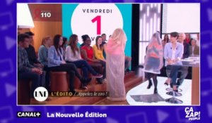 Daphné Bürki enfile un préservatif géant sur Canal + !