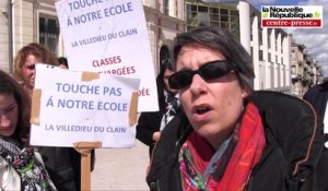 VIDEO. Poitiers : manifestation pour l'ouverture de classes et contre la fermeture du CIO de Loudun