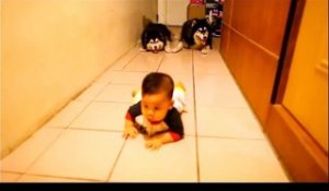 Bebe A Commence A Ramper Devant Leur Camera Sur Orange Videos