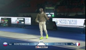 CM SH Junior Bourges 2016 - Finale Colleau (FRA) vs Kostenko (RUS)