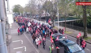 Quimper. Près d'un millier de manifestants contre la loi Travail