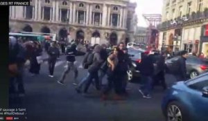 Loi travail : une centaine de manifestants rassemblée gare Saint-Lazare