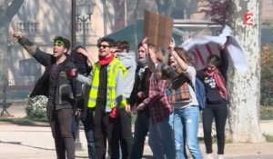 Nouveaux débordements lors de rassemblements lycéens contre la loi Travail