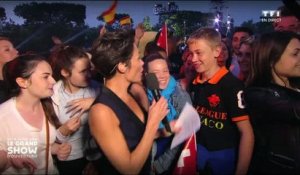 Euro 2016 : Couac d'Alessandra Sublet dans le public du "Grand show d'ouverture"