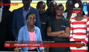 Africanews : les images du lancement