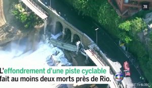 Effondrement meurtrier d'une piste cyclable à Rio