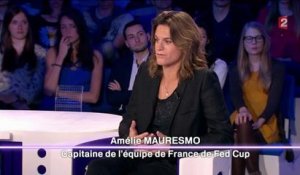 Amélie Mauresmo évoque son coming-out dans "ONPC"