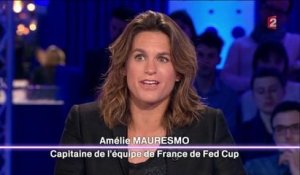 Amélie Mauresmo évoque son coming-out dans "ONPC"