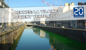 Rennes: Pourquoi la Vilaine est-elle devenue verte fluo?