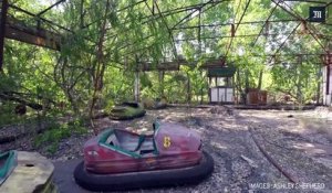Tchernobyl : des lieux fantômes survolés par les drones