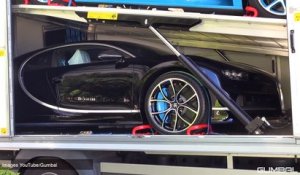 Une Bugatti Chiron est livrée à Monaco