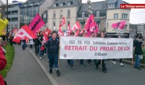 Lannion. 200 manifestants rassemblés contre la loi Travail