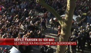 Situation tendue à Paris entre manifestants et forces de l'ordre - Le 01/05/2016 à 18h00