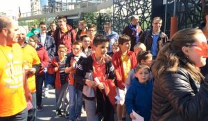 Basket: les supporters sont arrivés à Bercy