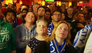 Football: les fans de Leicester fous de joie après le sacre de leur équipe