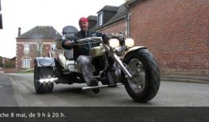 Méry-la-Bataille : Christophe Heyminck, mordu de moto