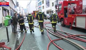 Paris: important incendie rue de Charonne