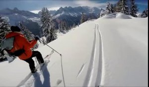 Pendant une session de ski en hors-piste un skieur commet l'irréparable...