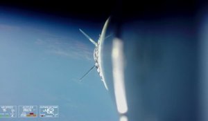 Suivez l'ascension d'une fusée dans l'espace par une GoPro attachée sur le fuselage !