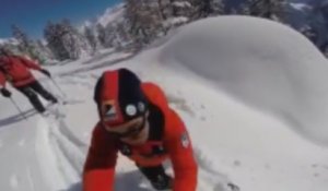 Deux skieurs en viennent aux mains et s’insultent après un petit accrochage en hors-piste (vidéo)
