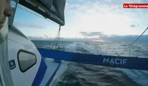 The Transat Barkely. François Gabart à bord de Macif