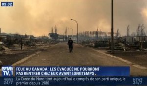 La ville de Fort McMurray au Canada abandonnée par ses habitants à cause d’un gigantesque incendie (vidéo)