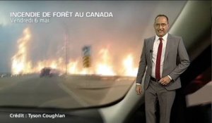 Canada : incendie hors de contrôle à cause de la météo