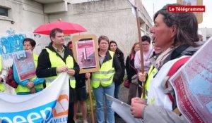 Lannion. Manifestation pour le gymnase Le Dantec