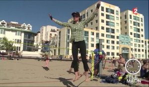 US News - « Slackline » sur la plage de Santa Monica - 2016/05/11