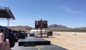 Premier test public de l'Hyperloop