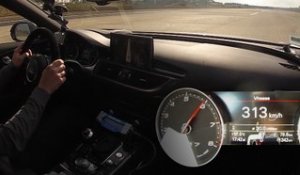 0 - 300 km/h en Audi RS7 Performance 2016