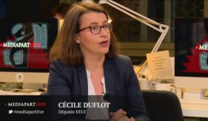 Cécile Duflot "Les députés doivent avoir un comportement irréprochable"