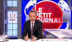 Julie d'Europe 1, star du "Petit journal" de Canal Plus hier soir avec François Hollande