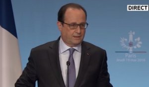 Hollande à propos du crash EgyptAir : «Aucune hypothèse n'est écartée»