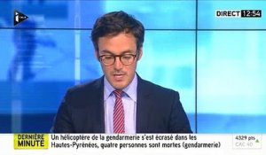 Un hélicoptère de la gendarmerie s'écrase dans les Hautes-Pyrénées - Quatre morts