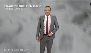 Météo Italie : incroyables chutes de grêle