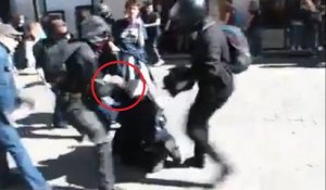 Attaque sur un policier lors d’une manifestation à Nantes