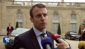 Macron: "Il y a une France qui travaille, il faut la laisser avancer"