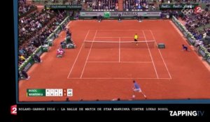 Roland-Garros 2016 : Stan Wawrinka en difficulté se qualifie, sa balle de match en vidéo