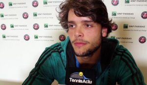 Roland-Garros 2016 - Grégoire Barrere : "J'ai hâte de revenir à Roland-Garros"