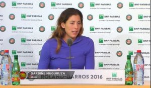 Roland-Garros - Muguruza : "Pas facile contre une Française"