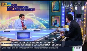Loi Travail: "La mesure sur les franchisés est une folie absolue", Geoffroy Roux de Bézieux - 26/05