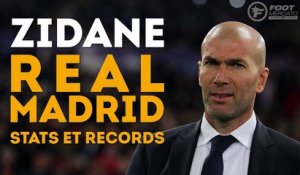 Zidane entraîneur du Real Madrid : des stats impressionnantes !