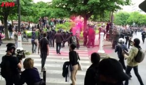 Loi Travail : interpellation musclée d'un manifestant par les CRS à Paris