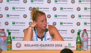 Roland-Garros - Parmentier : "Je suis arrivée avec le plein de confiance"