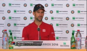 Roland-Garros - Djokovic : "Pas vraiment satisfait de mon jeu"