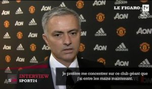 Les premiers mots de José Mourinho à Manchester United