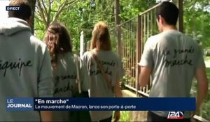 "En marche", le mouvement de Macron lance son porte-à-porte