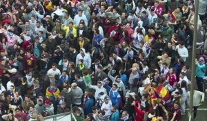 Ligue des Champions: parade triomphale du Real Madrid