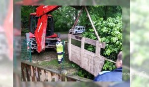 Inondations dans le centre de l'Yonne lundi 30 mai 2016